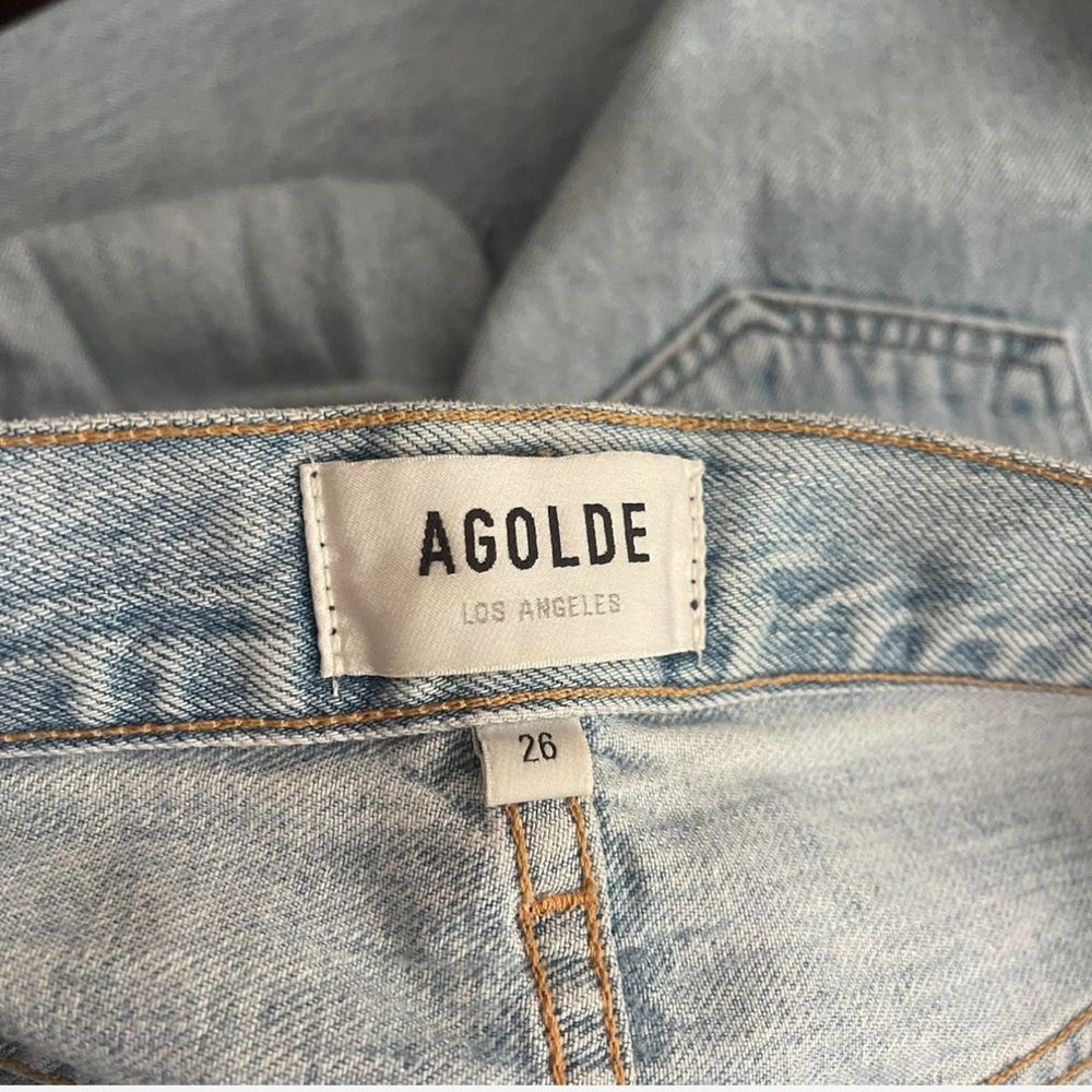 Agolde Light Wash Denim Jeans